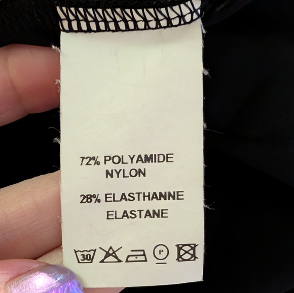 Black Babydoll Dress (Sz 14) - Picture 6 of 6